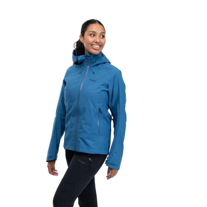 Women Bergans Of Norway Shell Jackets Skar Light 3l Shell Jacket North Sea Blue