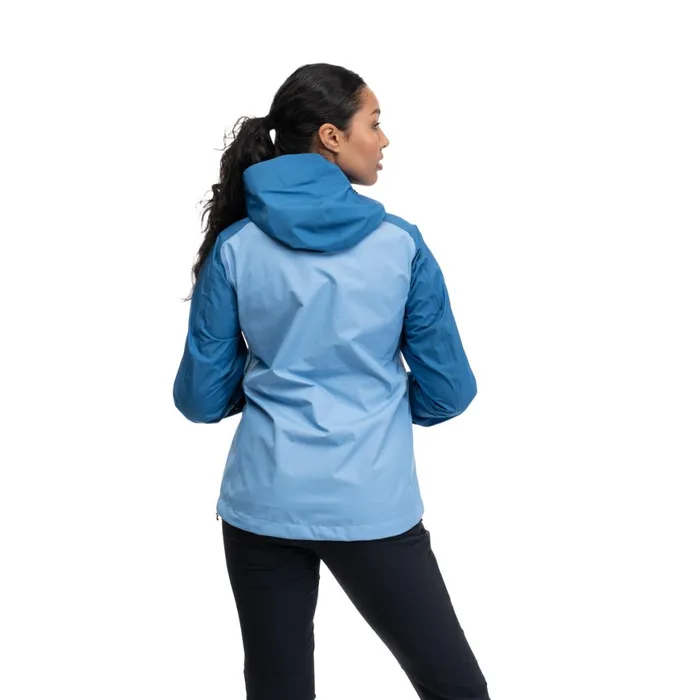 Women Bergans Of Norway Shell Jackets Skar Light 3l Shell Jacket Pacific Blue North Sea Blue
