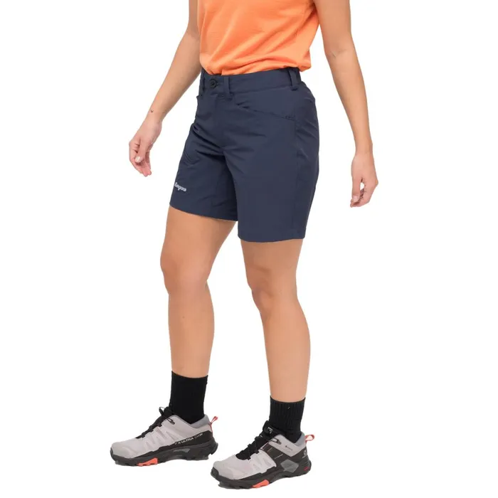 Women Bergans Of Norway Shorts Vaagaa Light Softshell Shorts Navy Blue