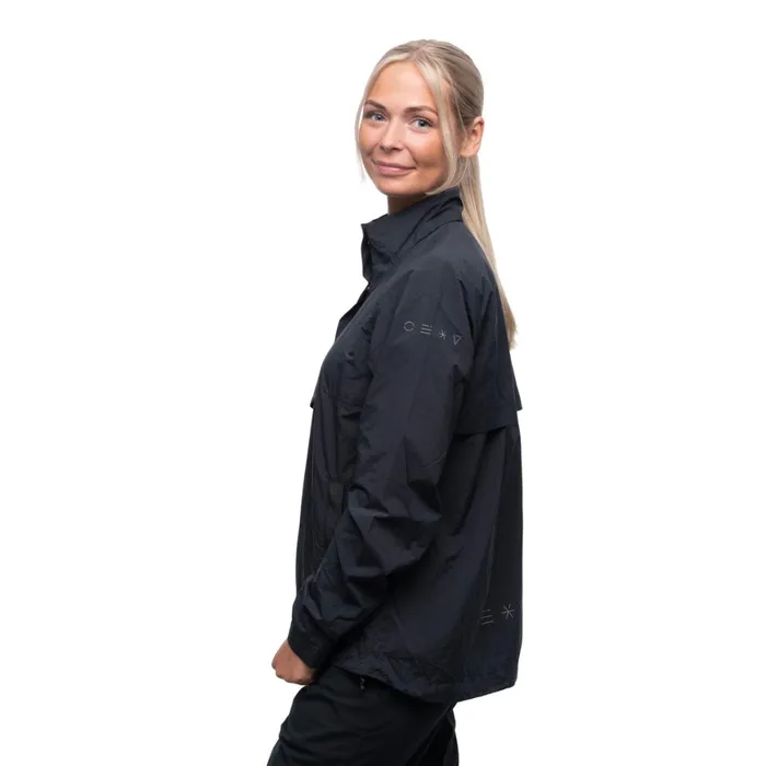 Women Bergans Of Norway Softshell Jackets Oslo Urban Commute Windbreaker Jacket Black
