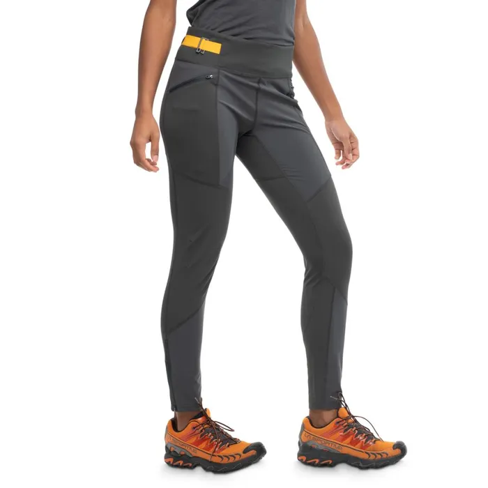 Women Bergans Of Norway Softshell Pants Y Lightline Progressive Tights Dark Shadow Grey