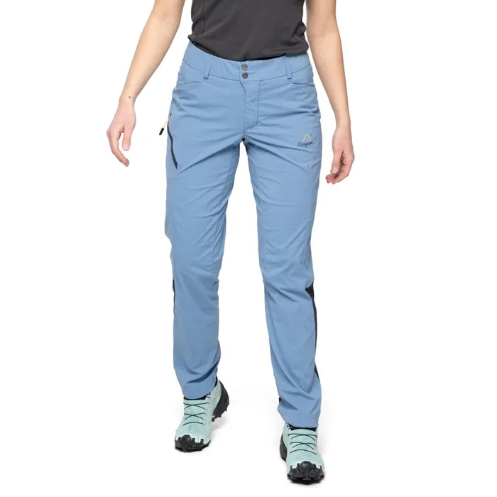 Women Bergans Of Norway Softshell Pants Y Lightline Vapor Pants Elemental Blue