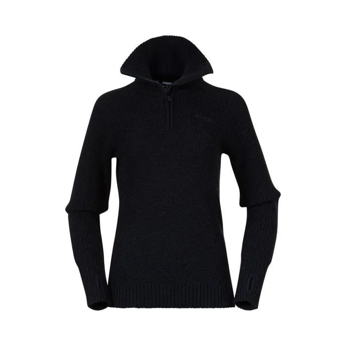 Women Bergans Of Norway Wool Ulriken Jumper Navy Blue