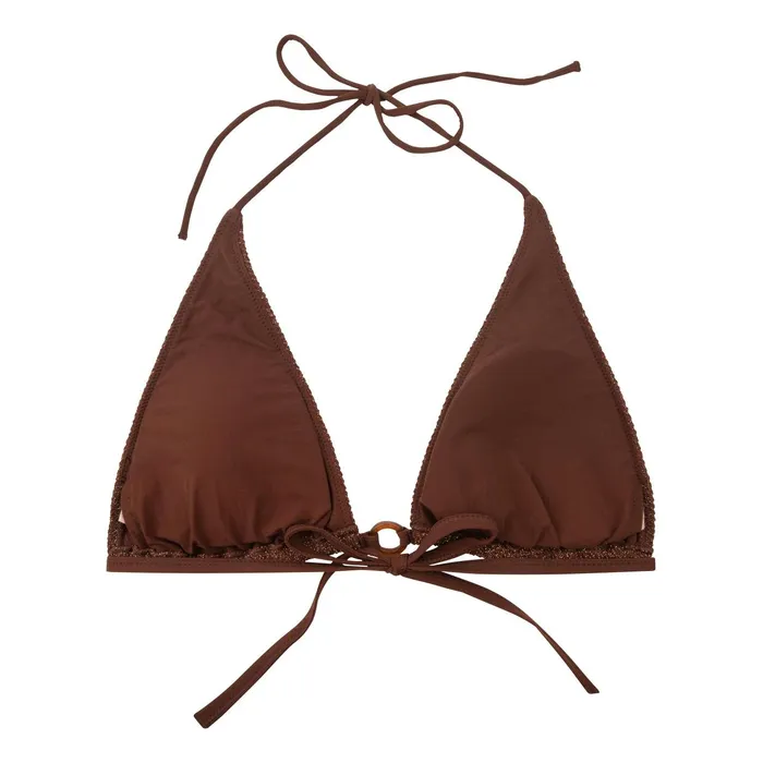 Women Bikini Tops Love Stories Jolly Bikini Top Dark Brown