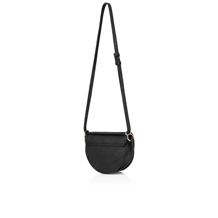 Women By My Side Crossbody Bag 8211 Grained Calf Leather 8211 Black Christian Louboutin Shoulder Bags