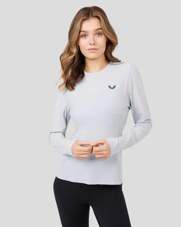 Women Castore Tops Mist Metatek Long Sleeve Training Tee