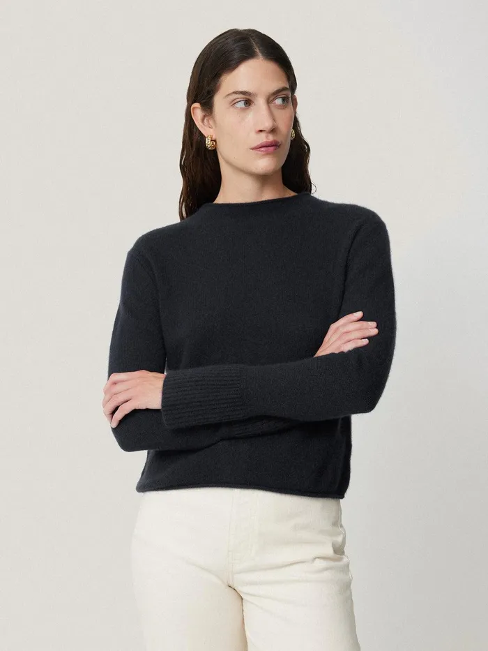 Women Cloud Cashmere Eldon Jumper Navy Jigsaw Knitwear and Cashmere