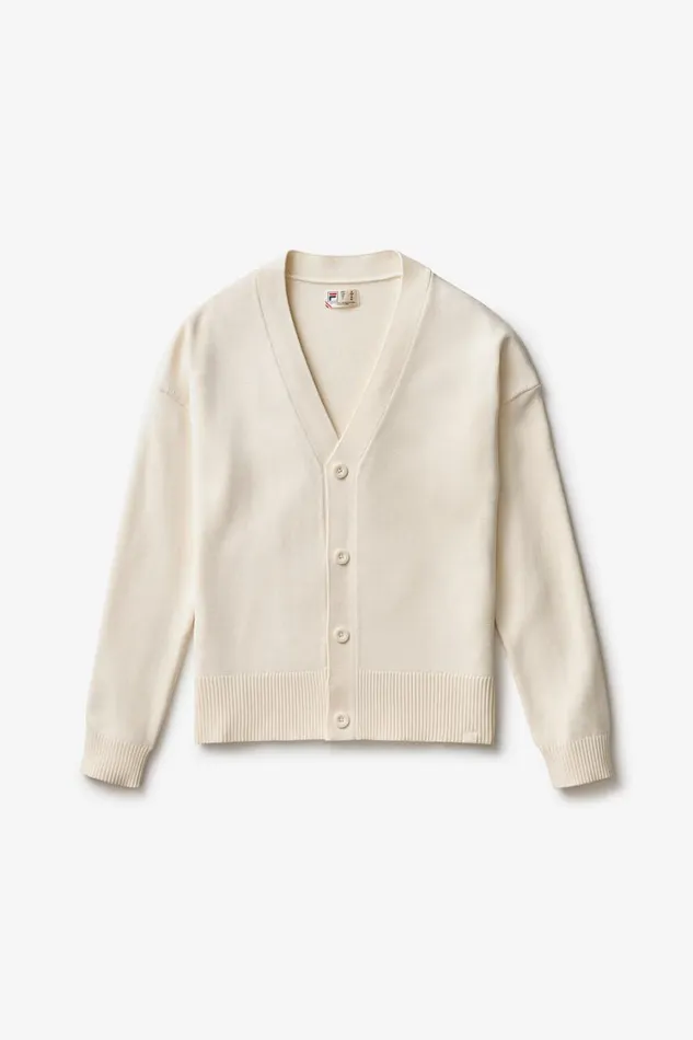Women Coats and Jackets Fila Baseline Cardigan 920 Gardenia