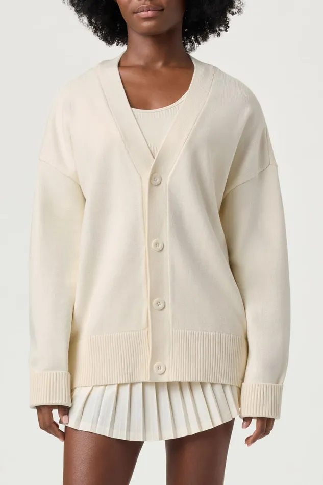 Women Coats and Jackets Fila Baseline Cardigan 920 Gardenia Women Coats and Jackets Fila Baseline Cardigan 920 Gardenia
