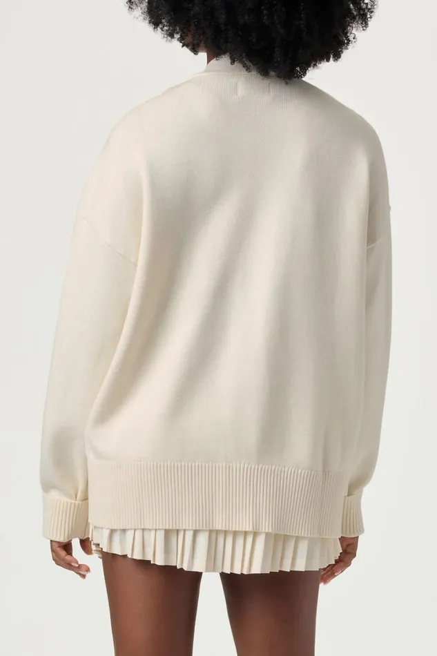 Women Coats and Jackets Fila Baseline Cardigan 920 Gardenia Women Coats and Jackets Fila Baseline Cardigan 920 Gardenia