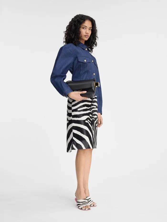 Women Coats and Jackets JACQUEMUS The Denim DeNmes Jacket Navy Navy Stripes