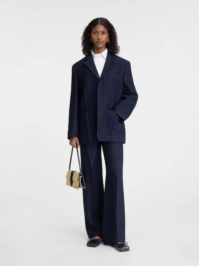 Women Coats and Jackets JACQUEMUS The Man039s Jacket Dark Navy
