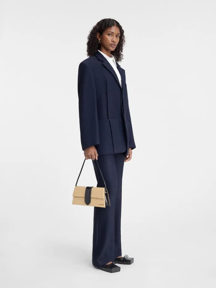 Women Coats and Jackets JACQUEMUS The Man039s Jacket Dark Navy Women Coats and Jackets JACQUEMUS The Man039s Jacket Dark Navy
