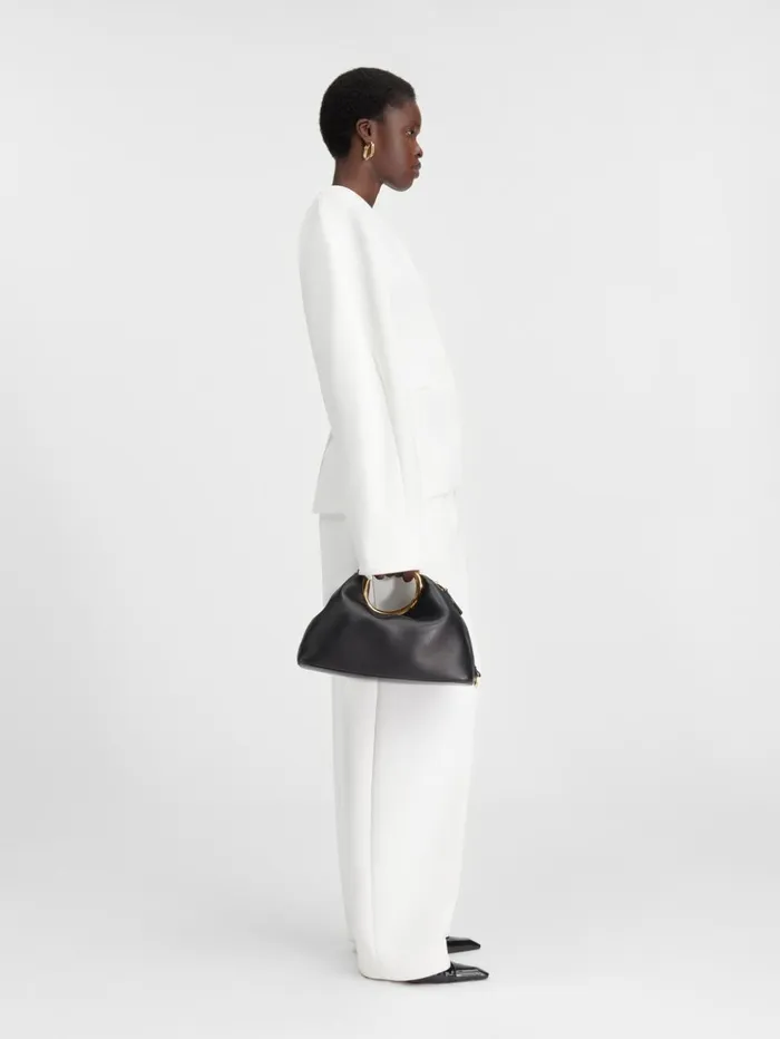 Women Coats and Jackets JACQUEMUS The Ovalo Jacket White Women Coats and Jackets JACQUEMUS The Ovalo Jacket White