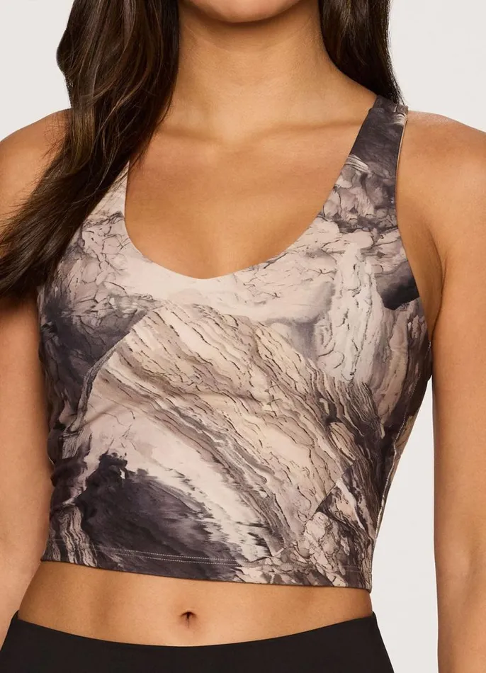 Women Concrete Dreams Super Soft Bra Tank Multi RBX Active Sports Bras