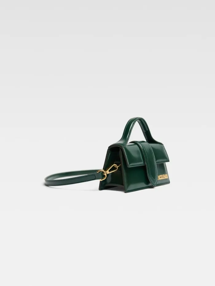 Women Crossbody and Handbags JACQUEMUS The Bambino Dark Green Women Crossbody and Handbags JACQUEMUS The Bambino Dark Green