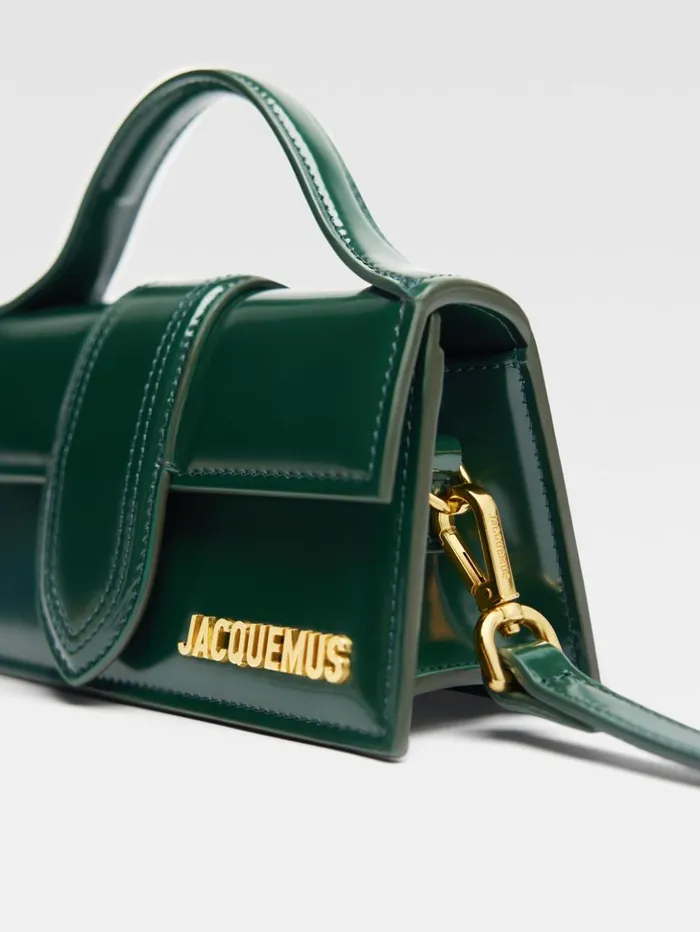 Women Crossbody and Handbags JACQUEMUS The Bambino Dark Green Women Crossbody and Handbags JACQUEMUS The Bambino Dark Green