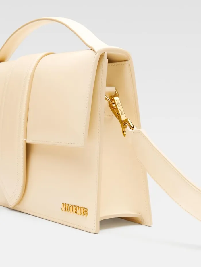 Women Crossbody and Handbags JACQUEMUS The Bambinou Ivory Women Crossbody and Handbags JACQUEMUS The Bambinou Ivory