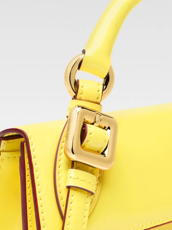 Women Crossbody and Handbags JACQUEMUS The Long Chiquito With Buckle Yellow Women Crossbody and Handbags JACQUEMUS The Long Chiquito With Buckle Yellow