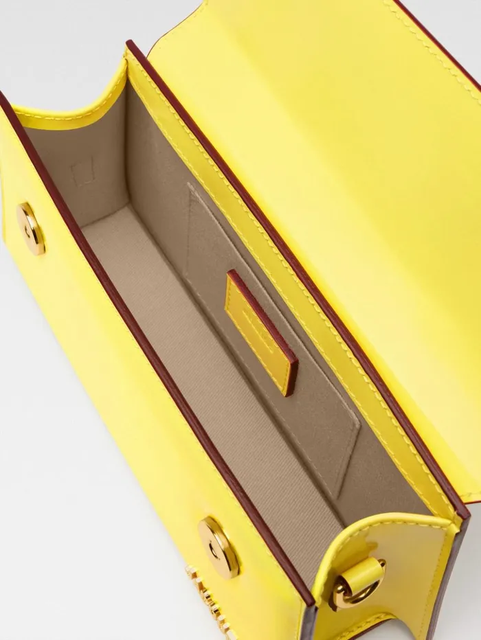 Women Crossbody and Handbags JACQUEMUS The Long Chiquito With Buckle Yellow Women Crossbody and Handbags JACQUEMUS The Long Chiquito With Buckle Yellow