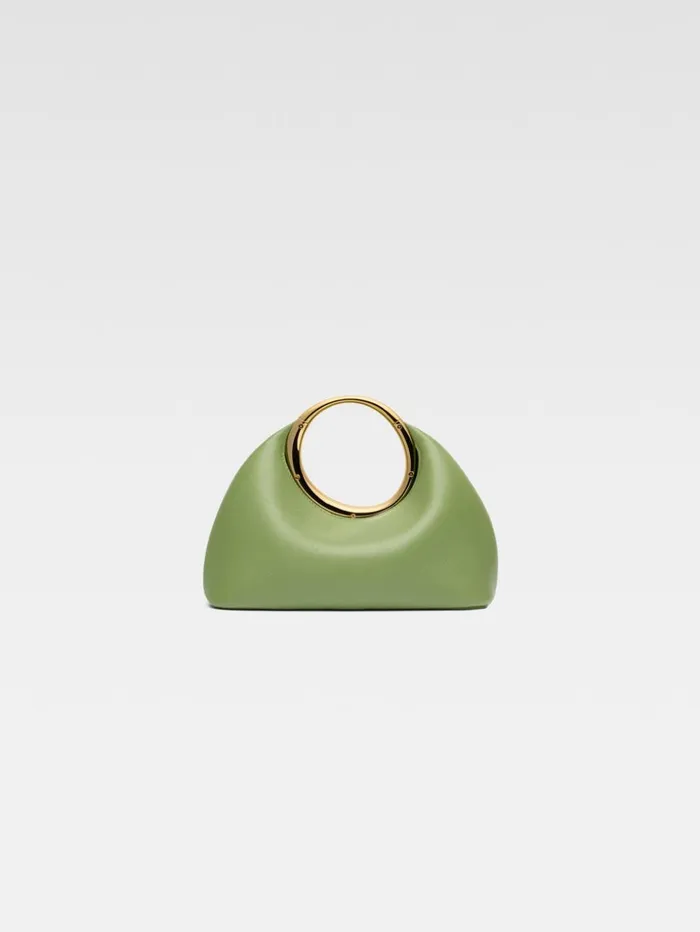 Women Crossbody and Handbags JACQUEMUS The Small Calino Green Women Crossbody and Handbags JACQUEMUS The Small Calino Green