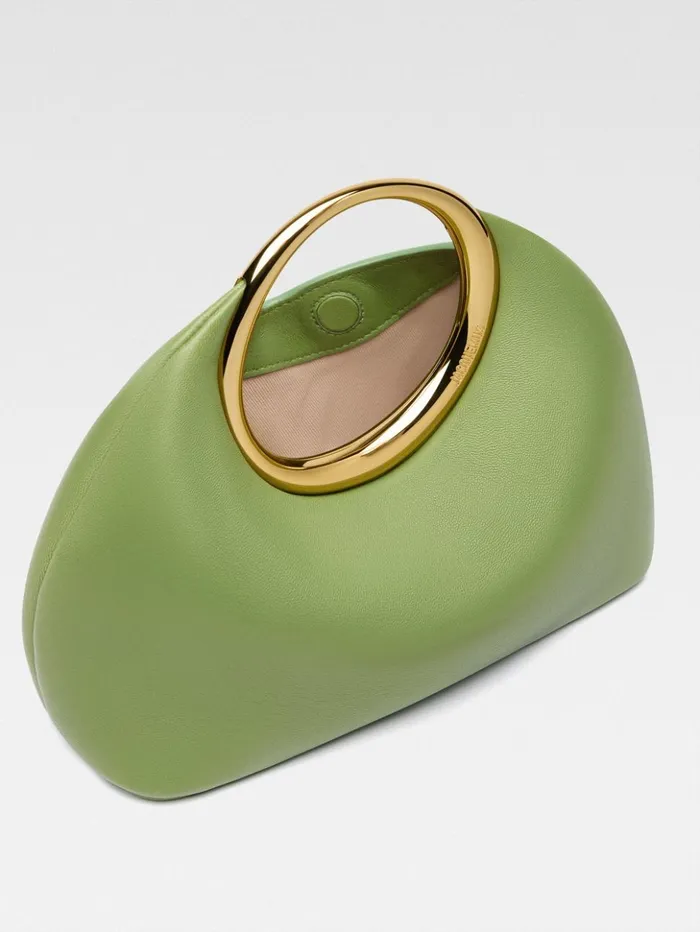 Women Crossbody and Handbags JACQUEMUS The Small Calino Green Women Crossbody and Handbags JACQUEMUS The Small Calino Green