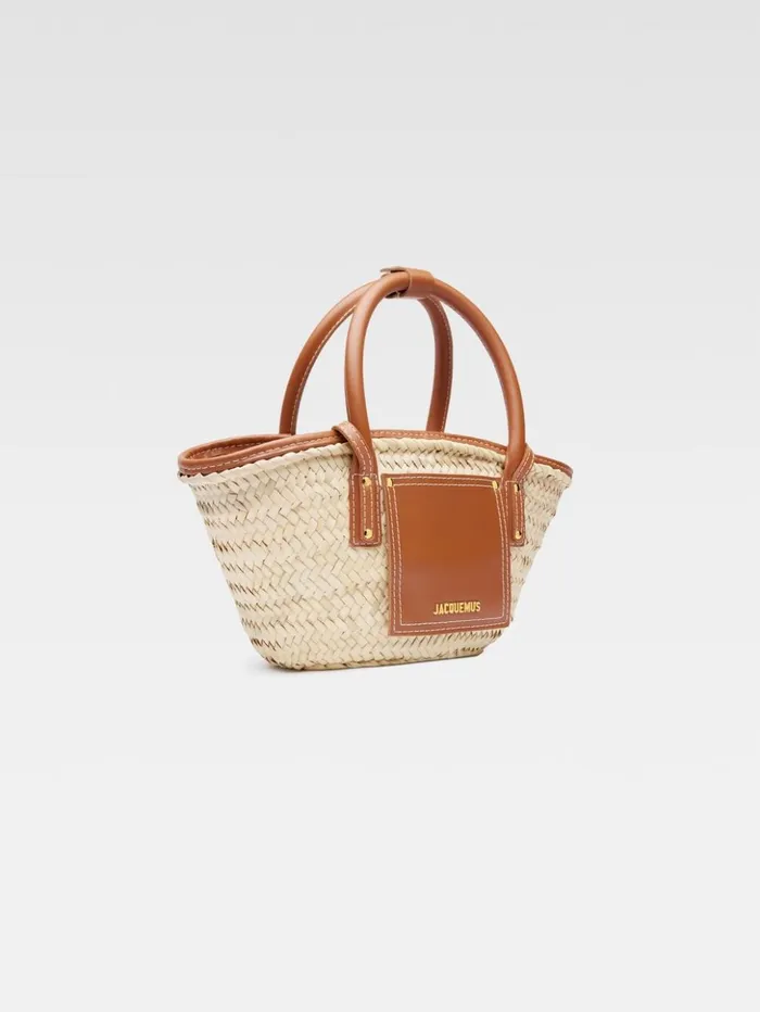 Women Crossbody and Handbags JACQUEMUS The Small Soli Basket Light Brown Women Crossbody and Handbags JACQUEMUS The Small Soli Basket Light Brown