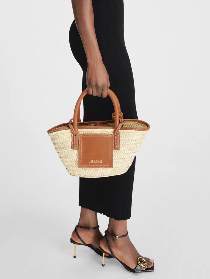 Women Crossbody and Handbags JACQUEMUS The Small Soli Basket Light Brown Women Crossbody and Handbags JACQUEMUS The Small Soli Basket Light Brown
