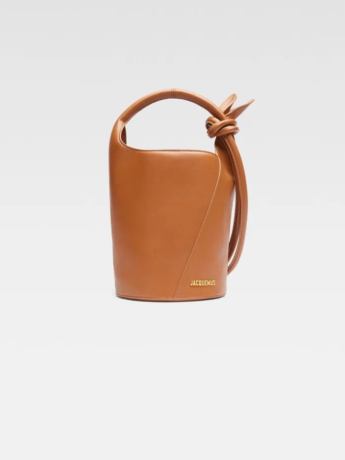 Women Crossbody and Handbags JACQUEMUS The Small Tourni Light Brown