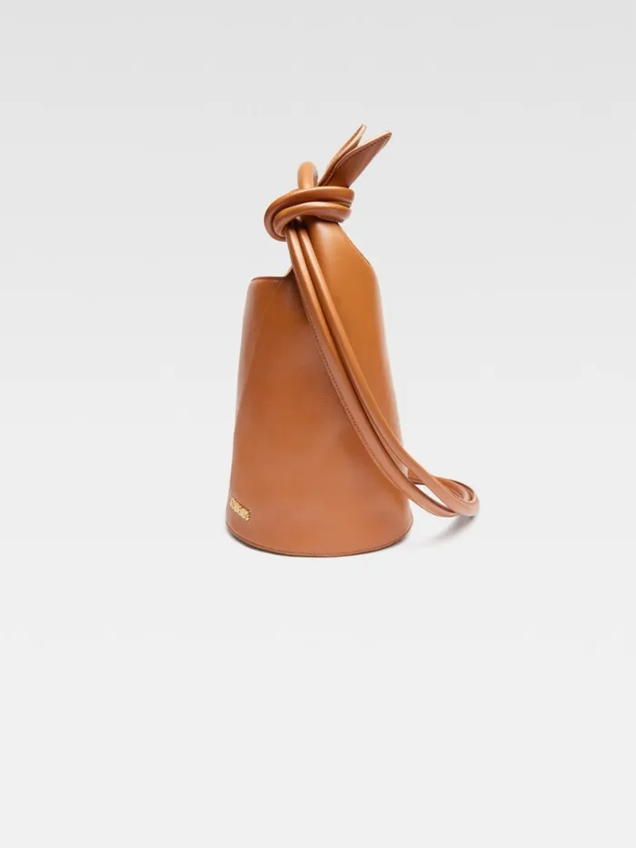 Women Crossbody and Handbags JACQUEMUS The Small Tourni Light Brown