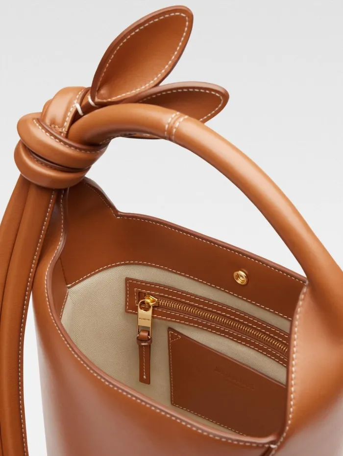 Women Crossbody and Handbags JACQUEMUS The Small Tourni Light Brown