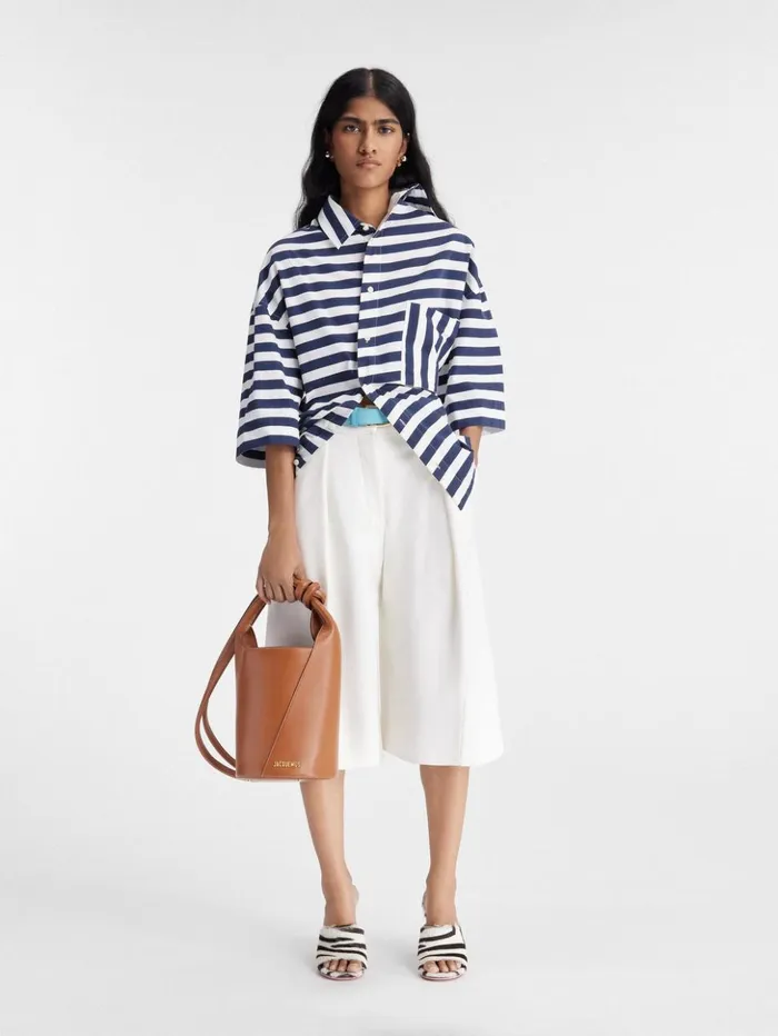 Women Crossbody and Handbags JACQUEMUS The Small Tourni Light Brown