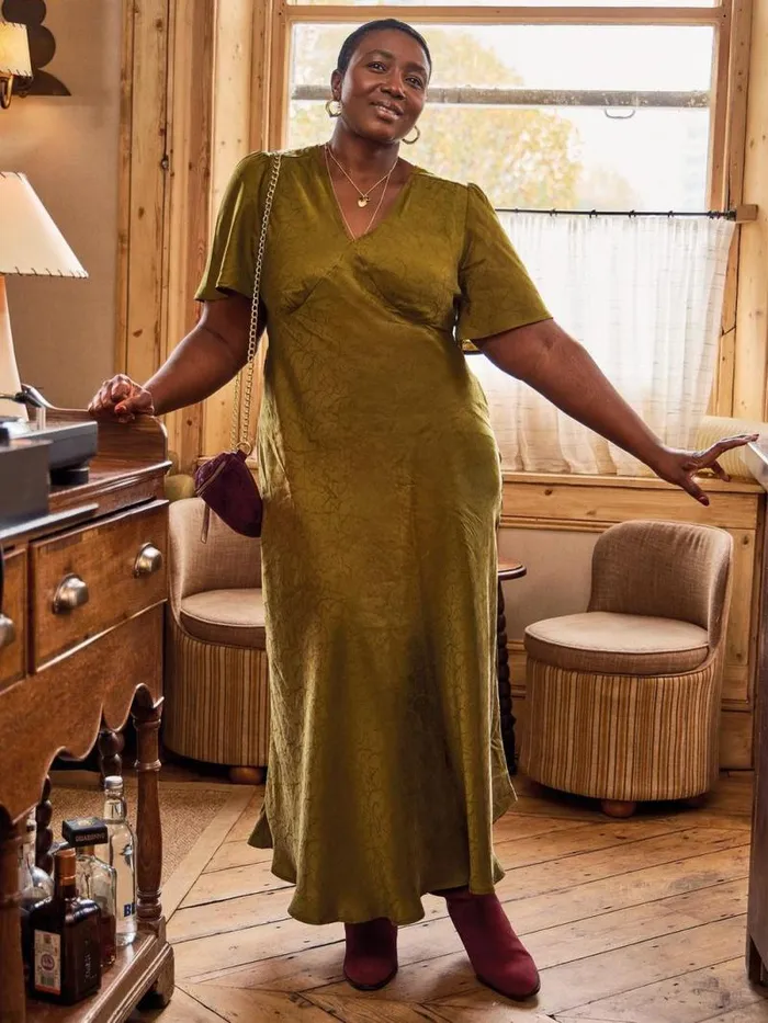 Women Darcy Bias Cut Dress Khaki Green White Stuff Dresses Women Darcy Bias Cut Dress Khaki Green White Stuff Dresses