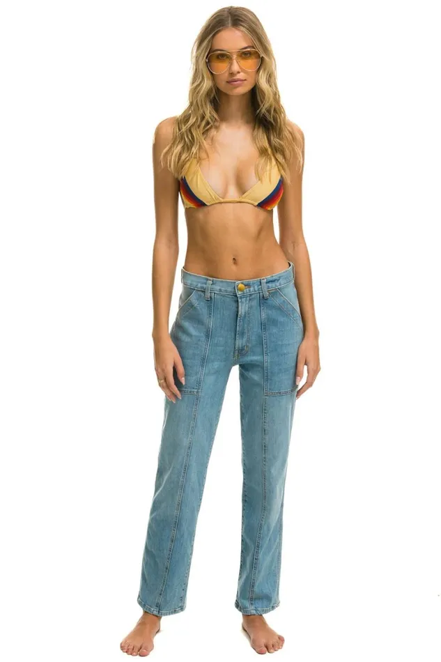 Women Denim Aviator Nation HI RISE JESSICA JEAN 8211 VINTAGE