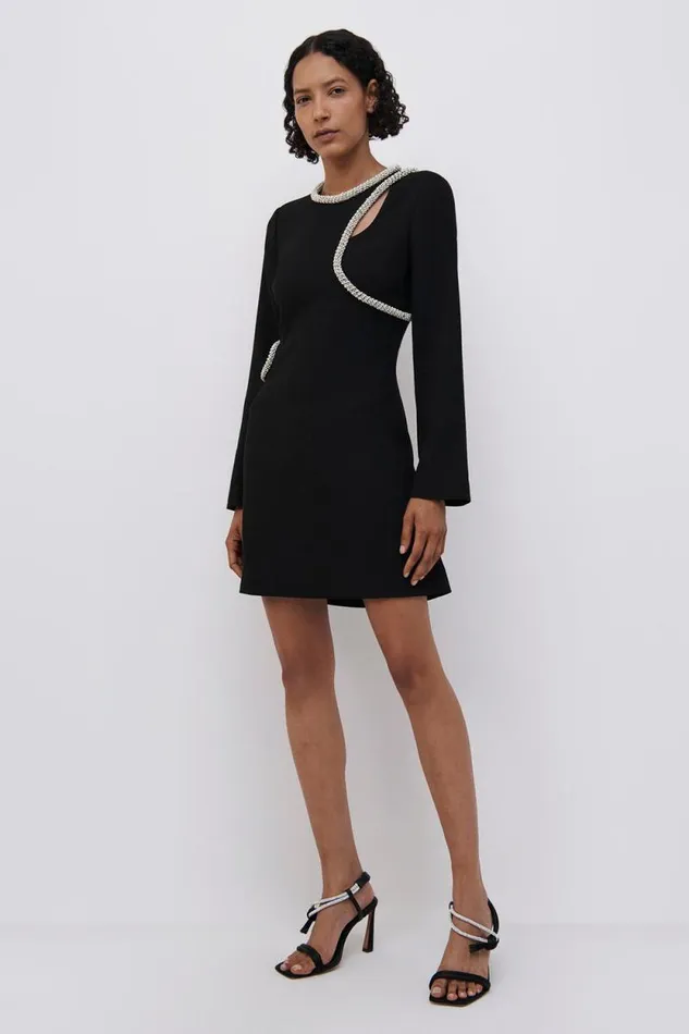 Women Dresses and Jumpsuits Jonathan Simkhai Katharine Diamante Mini Dress
