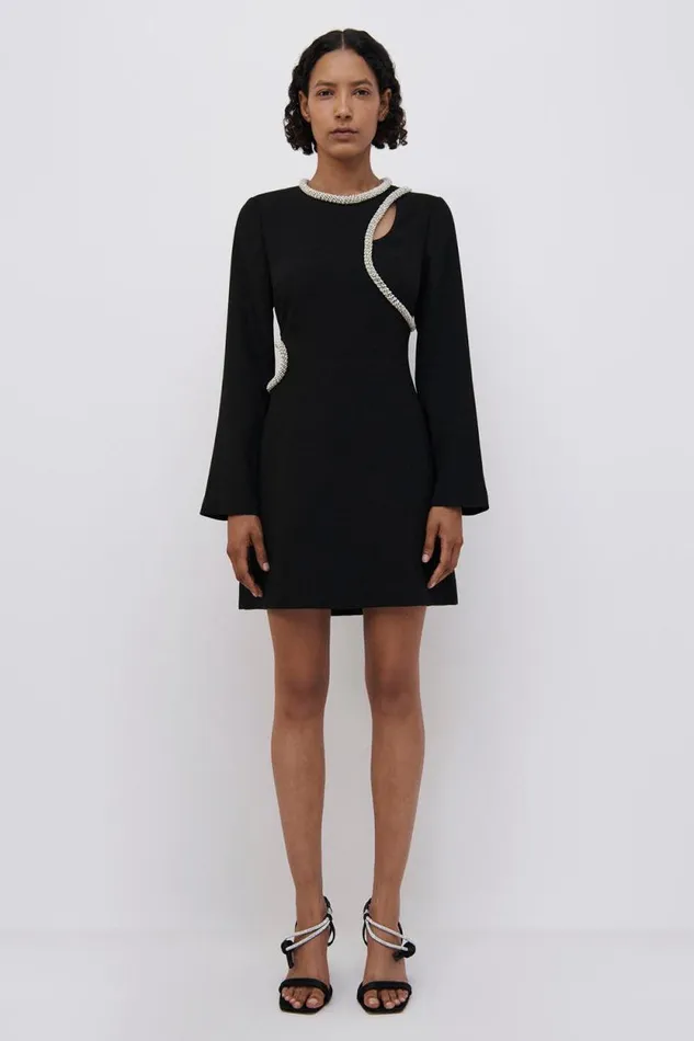 Women Dresses and Jumpsuits Jonathan Simkhai Katharine Diamante Mini Dress