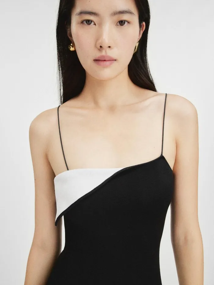 Women Dresses and Skirts JACQUEMUS The Aro Mini Dress Black