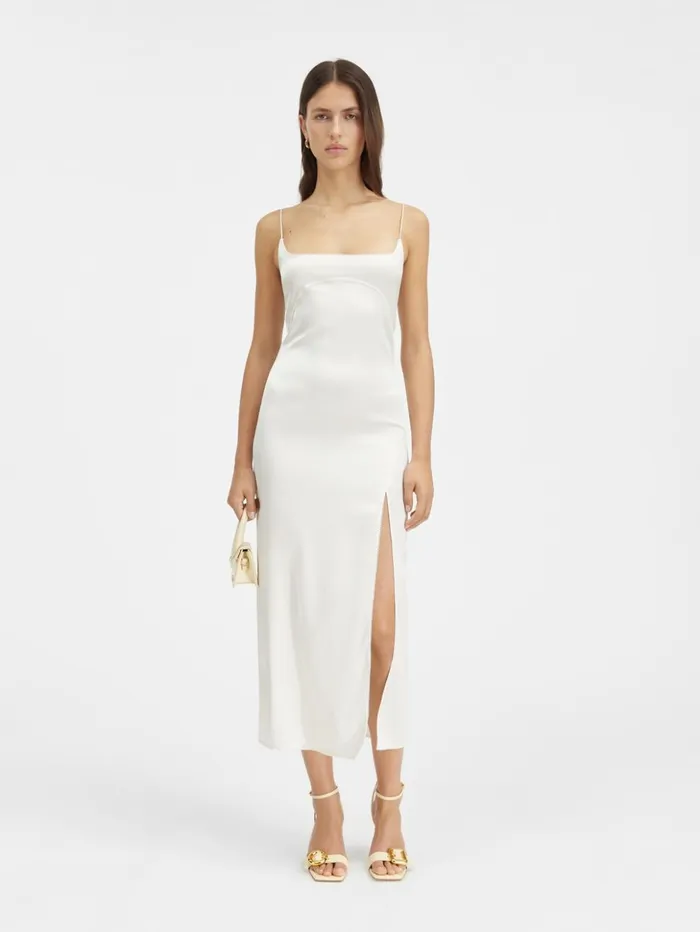 Women Dresses and Skirts JACQUEMUS The Notte Dress Offwhite