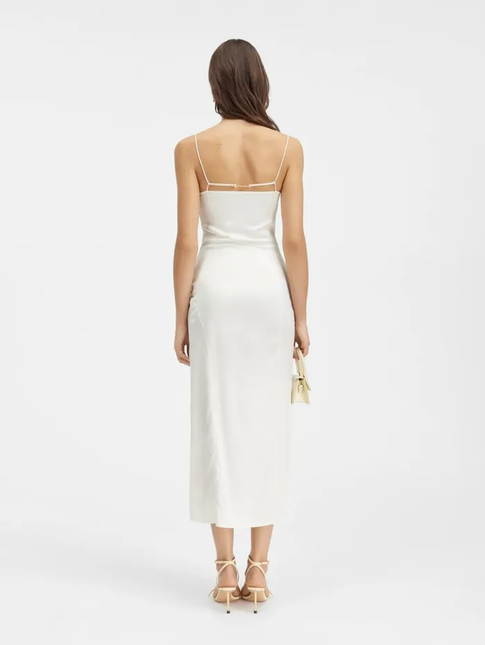 Women Dresses and Skirts JACQUEMUS The Notte Dress Offwhite