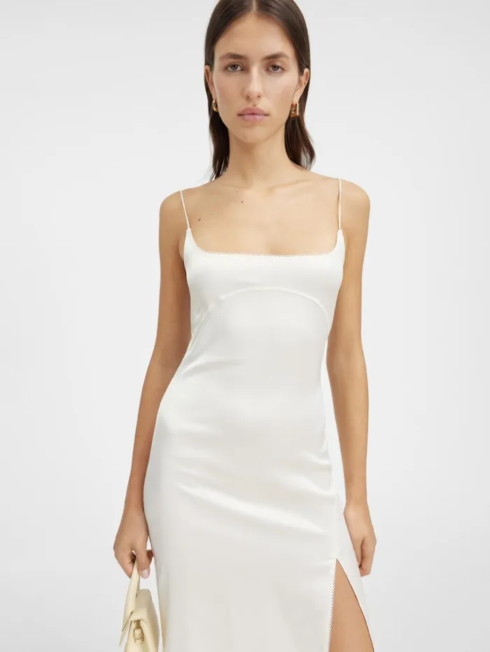 Women Dresses and Skirts JACQUEMUS The Notte Dress Offwhite