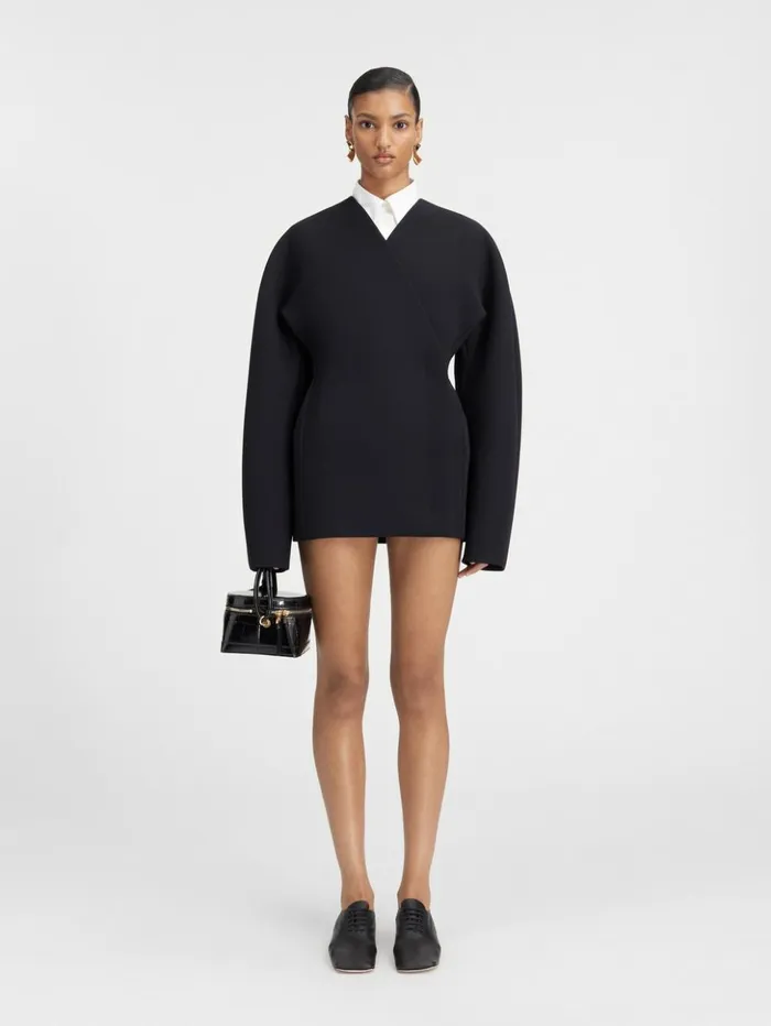 Women Dresses and Skirts JACQUEMUS The Ovalo Dress Black