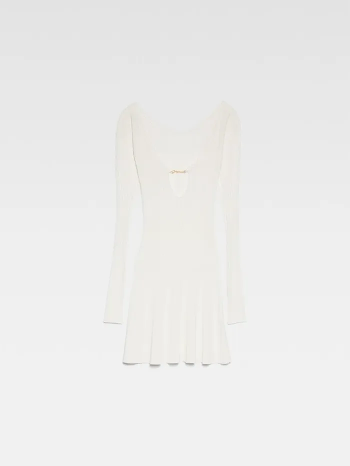 Women Dresses and Skirts JACQUEMUS The Pral Mini Dress Offwhite