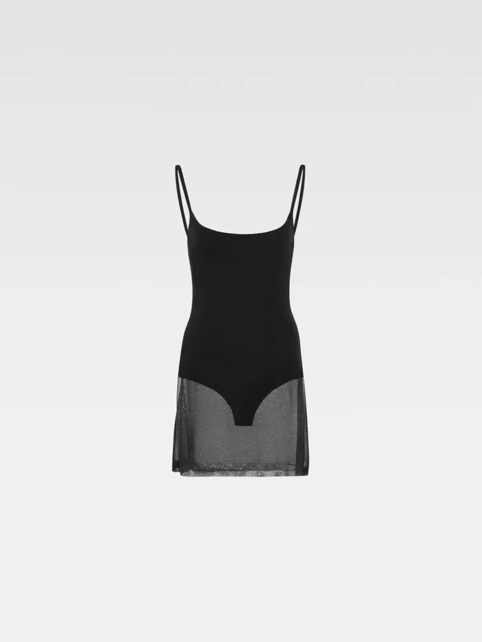 Women Dresses and Skirts JACQUEMUS The Roupao Knit Dress Black
