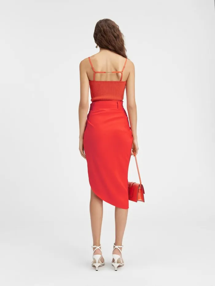 Women Dresses and Skirts JACQUEMUS The Saudade Skirt Orange