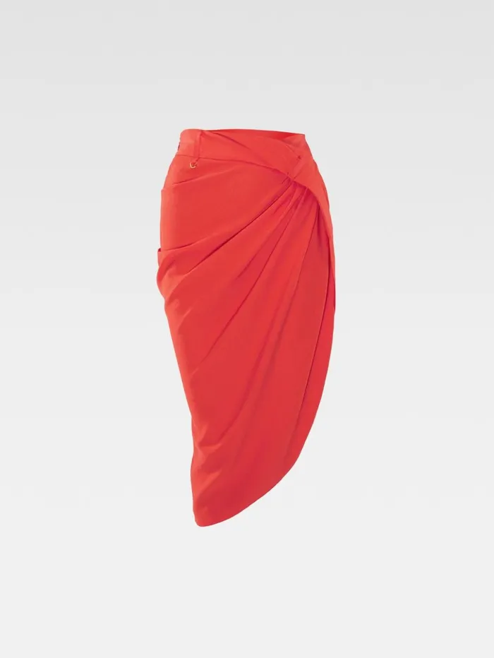 Women Dresses and Skirts JACQUEMUS The Saudade Skirt Orange