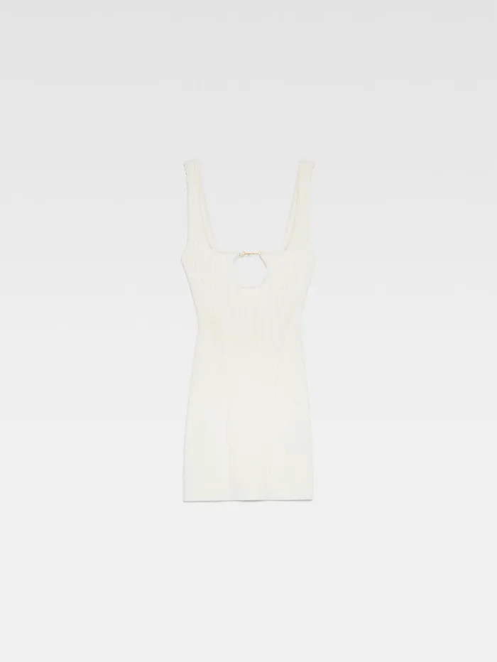 Women Dresses and Skirts JACQUEMUS The Sierra Mini Dress Offwhite Women Dresses and Skirts JACQUEMUS The Sierra Mini Dress Offwhite