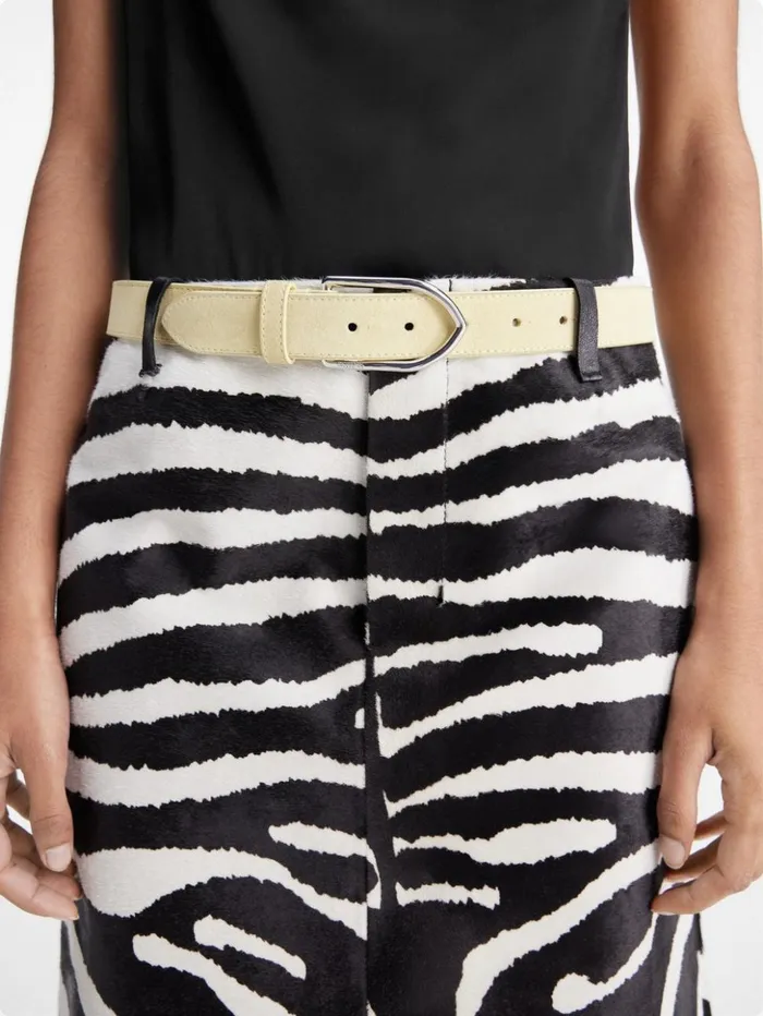 Women Dresses and Skirts JACQUEMUS The Tozzi Skirt Black and White Zebra Women Dresses and Skirts JACQUEMUS The Tozzi Skirt Black and White Zebra