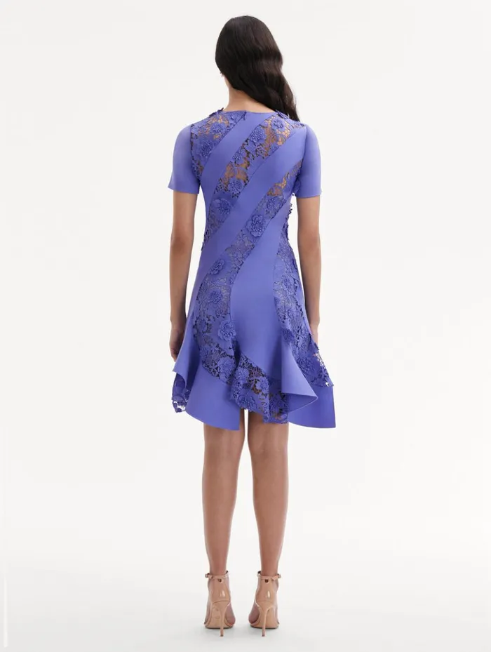 Women Dresses Oscar De La Renta Floral Guipure Asymmetrical Dress Crocus Women Dresses Oscar De La Renta Floral Guipure Asymmetrical Dress Crocus