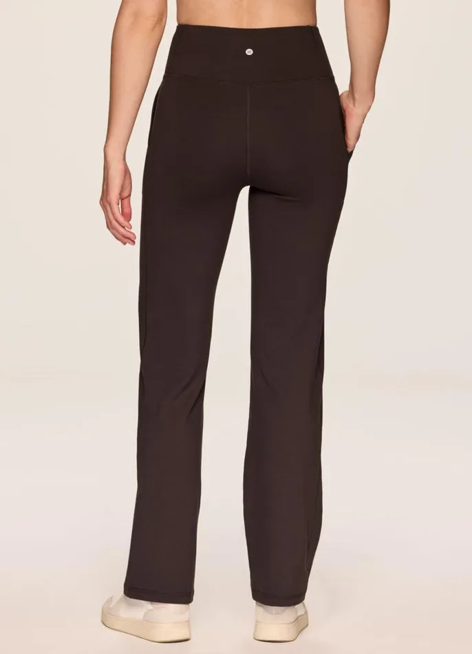 Women Easy Living Bootcut Pant Coffee RBX Active Pants