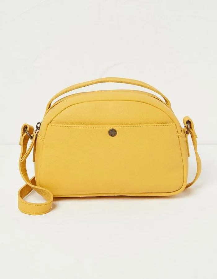 Women FatFace Bags and Wallets The Callie Crossbody Bag Yellow